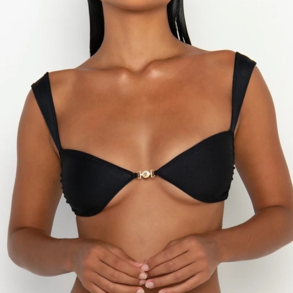 Sommer Swim SORIYA NERO BALCONETTE BIKINI TOP